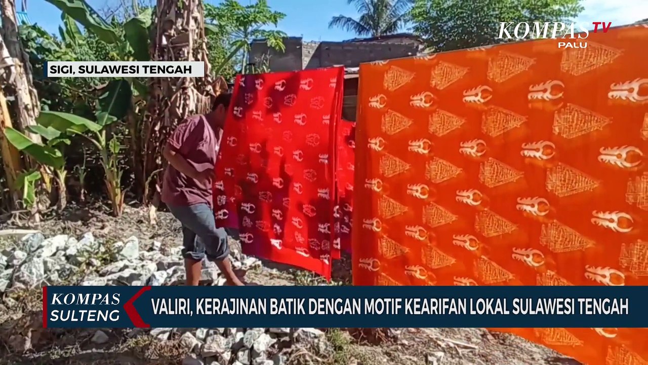 Valiri, Kerajinan Batik Dengan Motif Kearifan Lokal Sulawesi Tengah