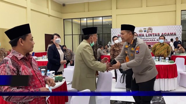 Polresta Sidoarjo Ikuti Doa Bersama Lintas Agama Hari Bhayangkara Ke-76
