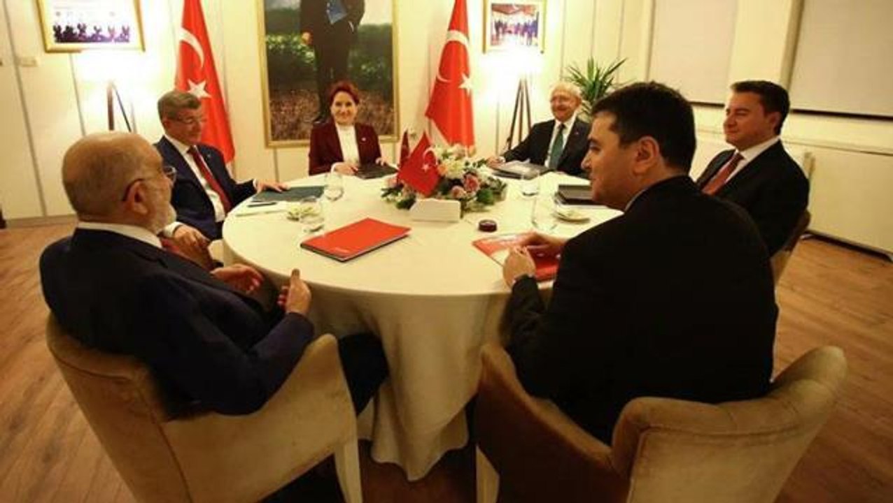 6'lı masadan kritik toplantı! Muhalefet, Erdoğan'ın üçüncü adaylığına karşı yeni çizgisini belirleyecek