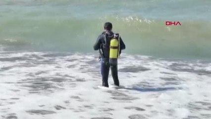 DENİZDE AKINTIYA KAPILARAK KAYBOLDU
