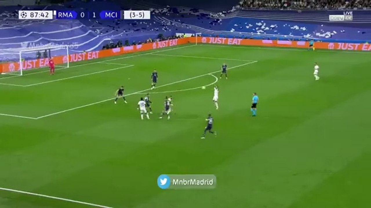 اخر عشر دقائق من مباراة ريال مدريد ومانشستر سيتي