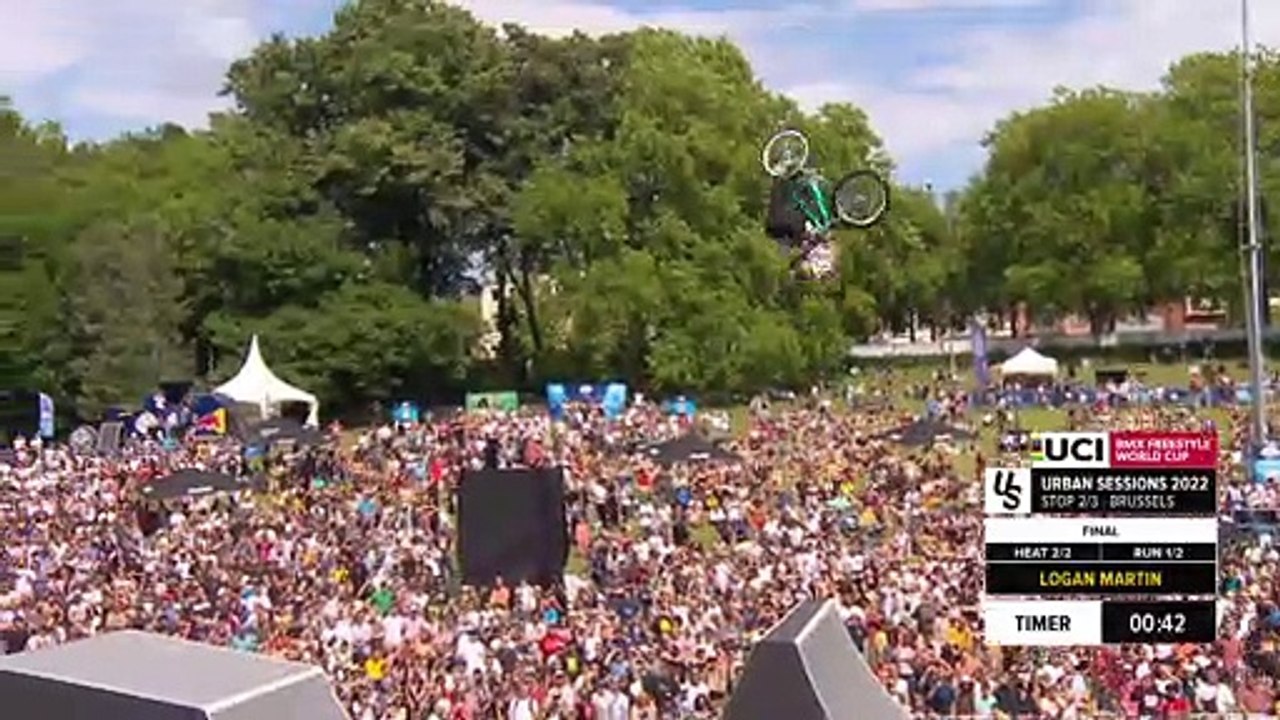 Logan Martin | 2nd place - UCI BMX Freestyle Park World Cup Men Final | BRUX Presented by FISE