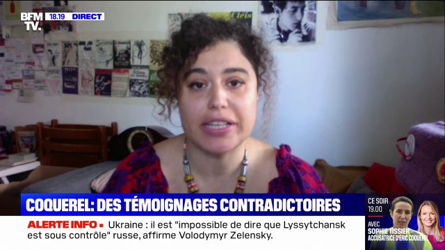 Fatima Benomar: Sophie [Tissier], il y a plusieurs années, m'a confié que pendant toute une soirée elle n'avait pas réussi à se dépêtrer d'Éric Coquerel