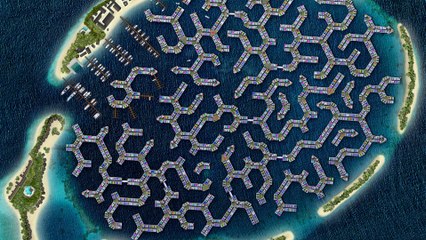 Cette ville flottante sauvera 20 000 personnes de la montée des eaux aux Maldives