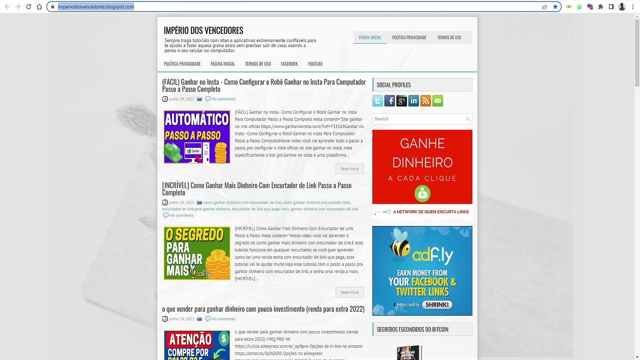 Como Monetizar o Blogger  Como Ganhar Dinheiro com Anúncio no Blogger - Passo a Passo