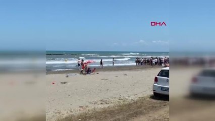 Samsun'da 2 saatte 12 kişi boğulma tehlikesi geçirdi
