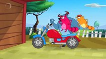 Bike Ki Sawari Ep - 5 - Pyaar Mohabbat Happy Lucky - Hindi Animated Cartoon Show - Zee Kids