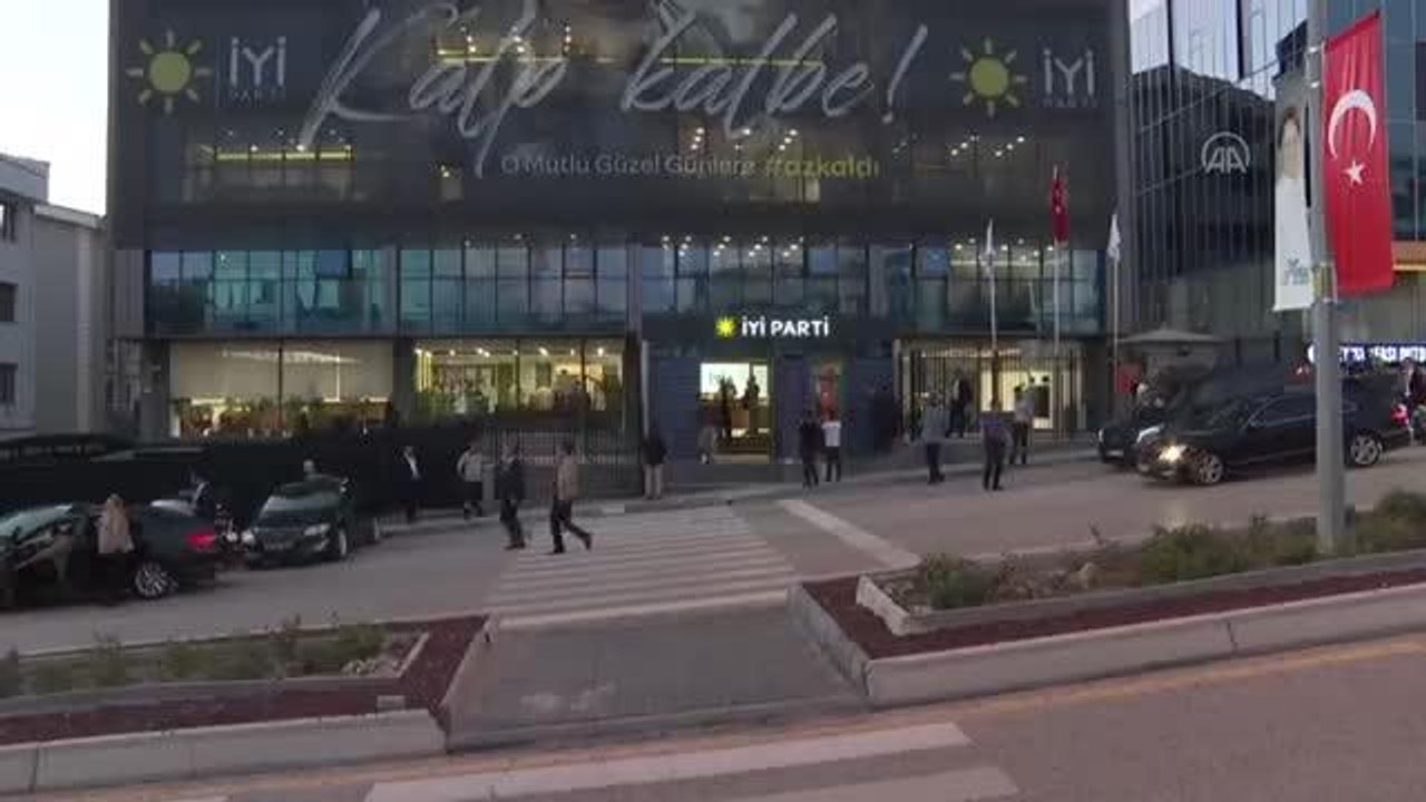 Altı muhalefet partisi genel başkanının İYİ Parti Genel Merkezi'ndeki toplantısı sona erdi (2)