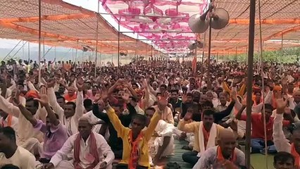 मानगढ़ धाम : पहुंचे हजारों श्रद्धालु, देखें वीडियाे