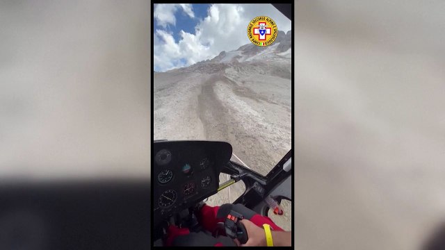 Muertos por el desprendimiento de parte de un glaciar en los Alpes italianos