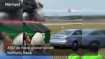 ABD’de hava gösterisinde feci kaza kamerada