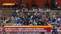 Se realizó el torneo nacional de gimnasia aeróbica en el polideportivo Finito Gehrman