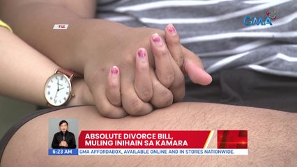 Absolute Divorce Bill, muling inihain sa Kamara | UB