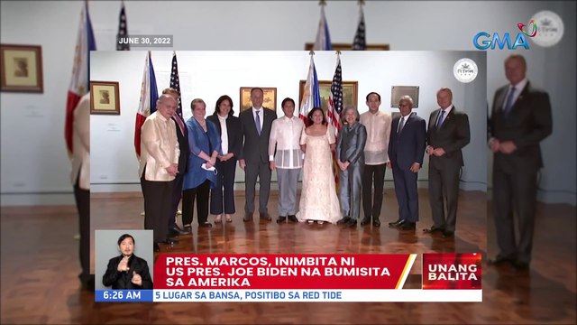 Pres. Marcos, inimbita ni US Pres. Joe Biden na bumisita sa Amerika | UB