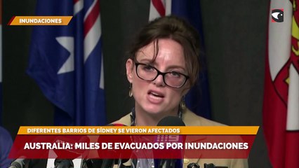 Australia miles de evacuados por inundaciones