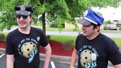 Pulling Cars Over Using A Toy Police Car