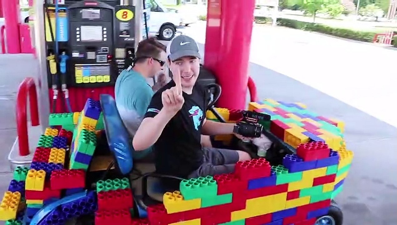 I Built A Working Car Using Only LEGOS