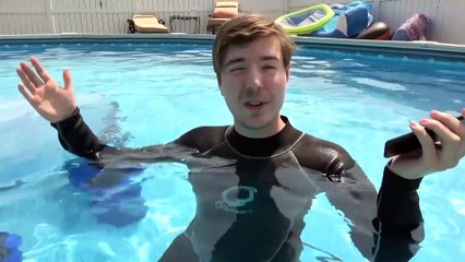 Spending 24 Hours Straight Under Water Challenge