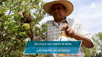 “Le debo todo al campo”:  don Gregorio, uno de los pocos capitalinos que viven de la agricultura