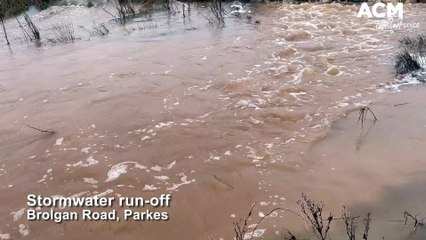 Stormwater run-off around the Brolgan Road