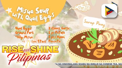 SARAP PINOY | Misua soup with quail eggs