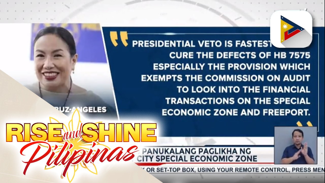 PBBM, vineto ang panukalang paglikha ng Bulacan Airport City Special Economic Zone