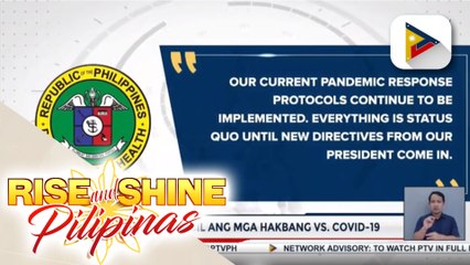 DOH, walang tigil ang mga hakbang kontra COVID-19 kahit na wala pang naitatalagang bagong kalihim