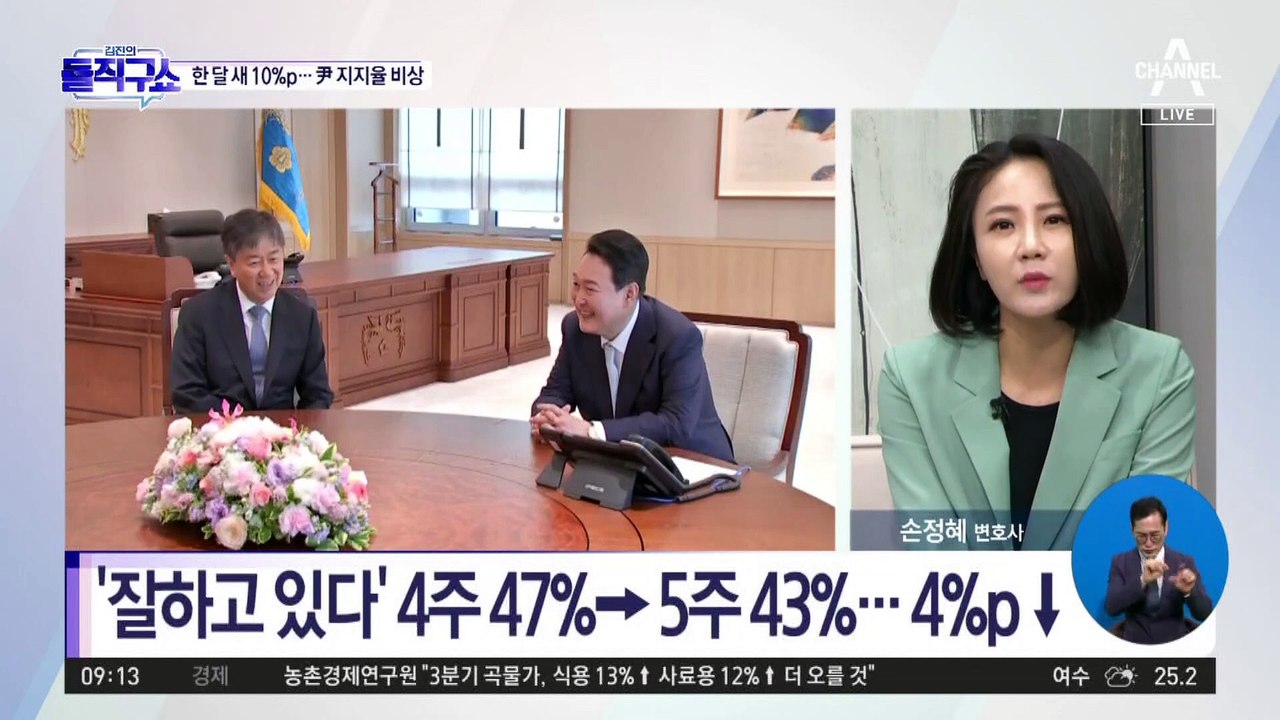 尹 대통령 직무 수행 ‘부정’ 평가 이유
