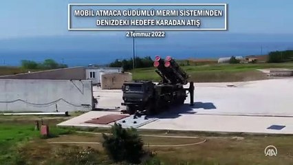 Milli güdümlü mermi Atmaca ilk kez mobil güdümlü mermi sistemiyle test edildi
