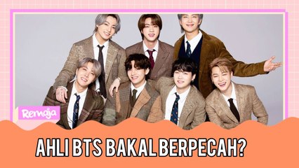 Umum Berehat Seketika, Kumpulan BTS Bakal Bergerak Secara Solo