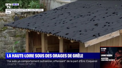 Download Video: La Haute-Loire touchée par de violents orages de grêle, d'importants dégâts matériels