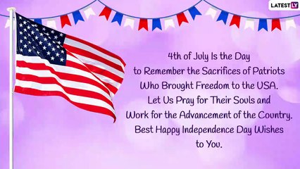 Fourth of July 2022 Greetings: Wishes, Messages & SMS To Send and Celebrate US’ 246th Birthday!