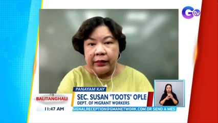 Panayam kay Sec. Toots Ople, Dept. of Migrant Workers (July 07, 2022) | BT