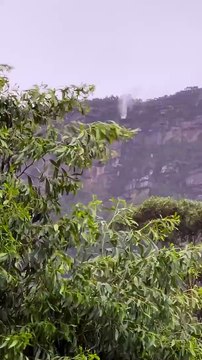 Raining upwards near Scarborough Hotel | Sunday July 3 | Illawarra Mercury