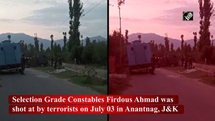 J&K: Policeman hospitalised after being shot at by terrorists in Anantnag, investigation underway