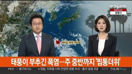 태풍이 부추긴 폭염…주 중반까지 '찜통더위'