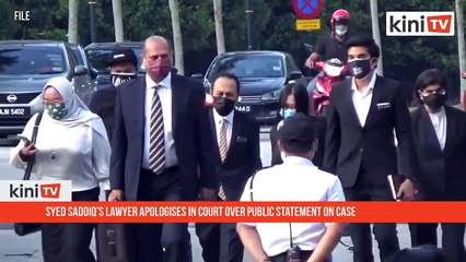 Syed Saddiq’s lawyer apologises in court over public statement on case