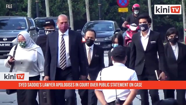 Syed Saddiq’s lawyer apologises in court over public statement on case