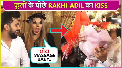 Rakhi Kisses Boyfriend Adil In Public, Makes Fun Of Him In Front Of Media