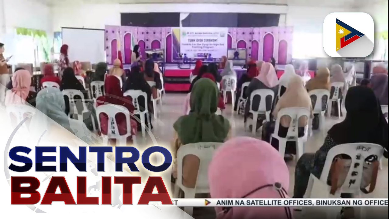 Mga kababaihan sa isang barangay sa Marawi City, nakatanggap ng oven at sewing machine para maging kanilang kabuhayan