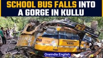 Himachal Pradesh: School bus falls into a gorge in Kullu, 16 reported dead | Oneindia News *News