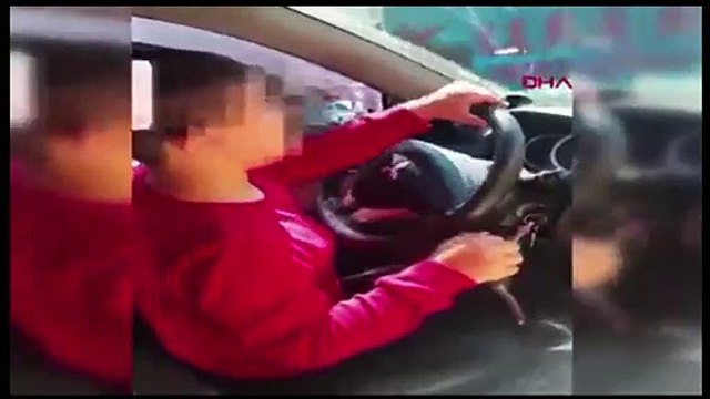 7 yaşındaki çocuğuna otomobil kullandıran babaya ceza