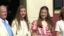 La princesa Leonor y la infanta Sofía derrochan complicidad en Girona