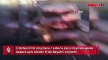 İstanbul - İzmir Otobanı'nda feci kaza: 5 ölü