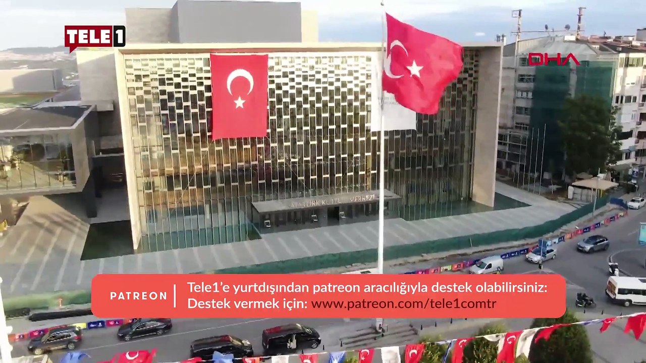 Gezi'den sonra gündemden düşmeyen AKM'ye yeni tabela asıldı