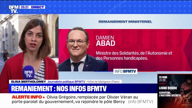 Damien Abad quitte le gouvernement, le retour de Marlène Schiappa: les dernières informations BFMTV sur le remaniement