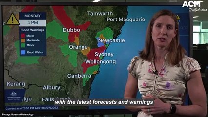 'Up to 773mm in 24 hours', parts of NSW coast to be hit by further downpour | July 4, 2022 | ACM