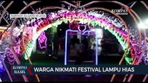 Warga Nikmati Festival Lampu Hias