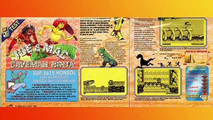 Gameplay 1 life  JOE & MAC  Nintendo Game Boy