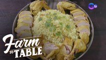 Farm To Table: Chef JR Royol cooks a Hainanese chicken inspired dish using turmeric!